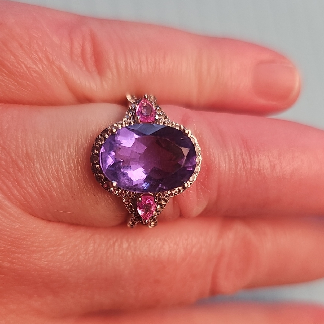 Color Change Flourite Ring Size 8